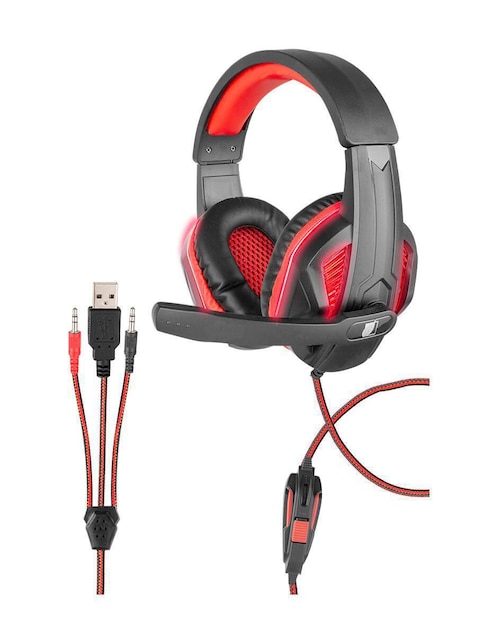 Audífonos Gamer Over-Ear GreenLeaf 18-8303 Alámbricos