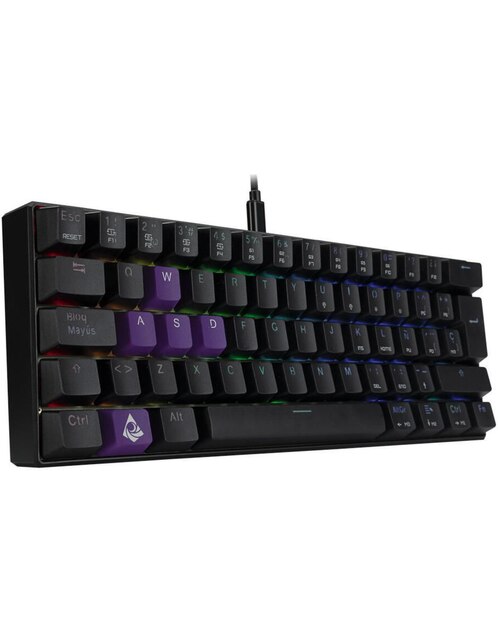 Teclado alámbrico Munfrost Dark Moon Bk/Rd