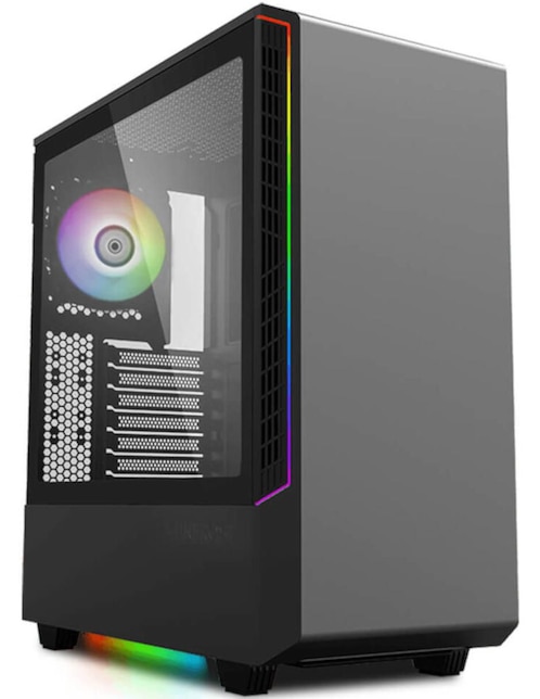 Gabinete de Computadora Munfrost Panda Black RGB ATX