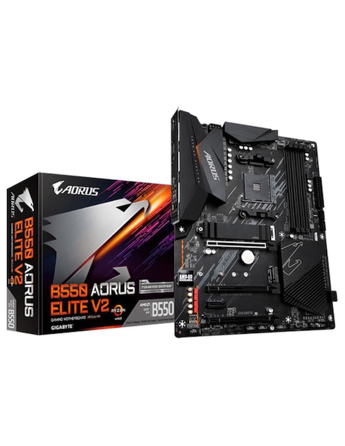 Tarjeta madre Aorus B550 AORUS ELITE V2 procesador AMD