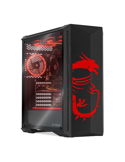 Computadora Gamer Xtreme PC Gaming XTMSIR516GB6500XT AMD Ryzen 5 AMD Radeon 16 GB RAM 2 TB HDD 250 GB SSD