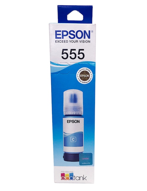 Bote de tinta Epson T555 azul
