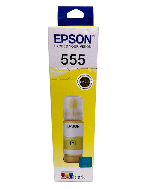 Bote de tinta Epson T555 amarillo