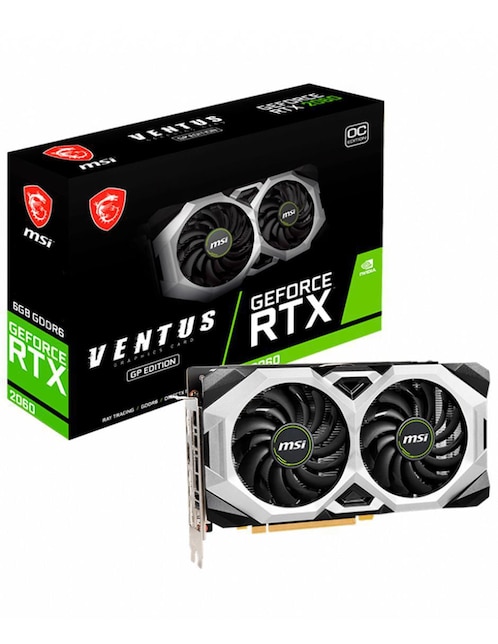 Tarjeta de Video MSI RTX2060 Ventus GP 6G