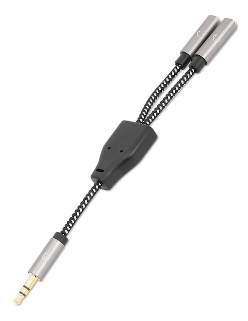 Cable Auxiliar 3.5 mm Manhattan de 15 cm