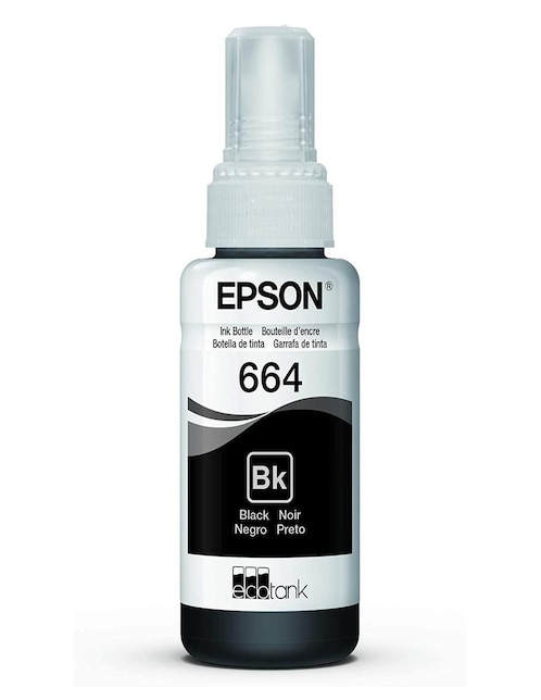 Botella de Tinta Epson T664120 negro
