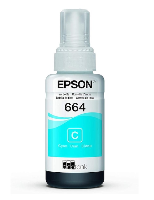 Botella de Tinta Epson T664220 ciano