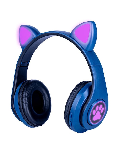 Audífonos Over-Ear Techzone DN-BEJ03B inalámbricos Azul marino