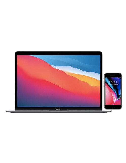 Apple Macbook Pro 5YDA2LL/A 13 Pulgadas Full HD Apple M1 8 GB RAM 256 GB SSD + iPhone 8
