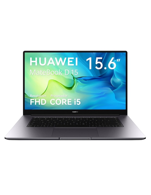 Laptop thin & light Huawei MateBook D15 15.6 pulgadas Full HD Intel Core i5 Intel Iris XE 8 GB RAM 512 GB SSD
