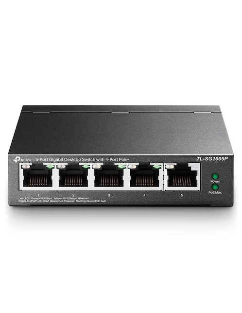 Conmutador ethernet Inalámbrico TL-SG1005P 1