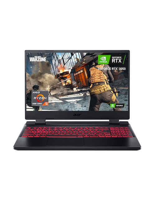 Laptop Gamer Acer AN515-46-R65F 15.6 Pulgadas Full HD AMD Ryzen 5 NVIDIA GeForce RTX 3050 8 GB RAM 1 TB SSD