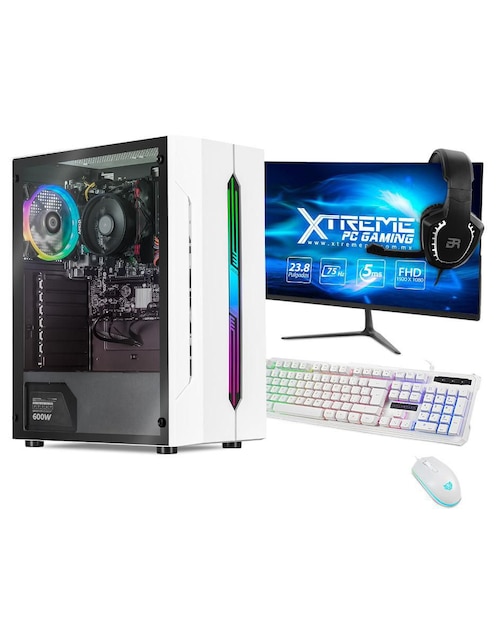 Computadora de Escritorio Xtreme PC Gaming XTBRR58GBRENOIRMW AMD Ryzen 5 Radeon Vega 8 8 GB RAM 250 GB SSD