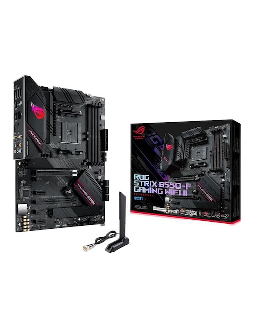 Tarjeta Madre ASUS ROG B550-F Gaming II con Procesador AMD