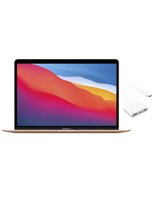 Apple Macbook Air 13.3 Pulgadas Full HD M1 8 GB RAM 256 GB SSD + Hub USB