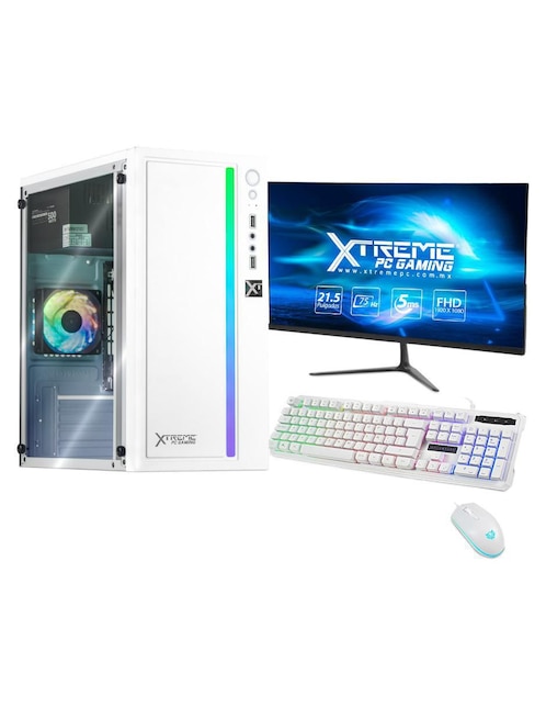 Computadora Gamer Xtreme PC Gaming XTPCAMDE18GBR2MW 21.5 Pulgadas Full HD AMD E1-6010 AMD Radeon R2 8 GB RAM 240 GB SSD