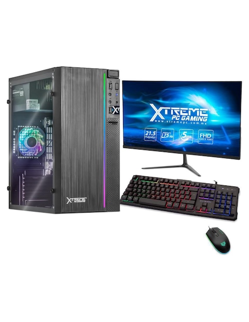 Computadora Gamer Xtreme PC Gaming XTPCAMDE18GBR2MB 21.5 Pulgadas Full HD AMD E1-6010 AMD Radeon R2 8 GB RAM 240 GB SSD