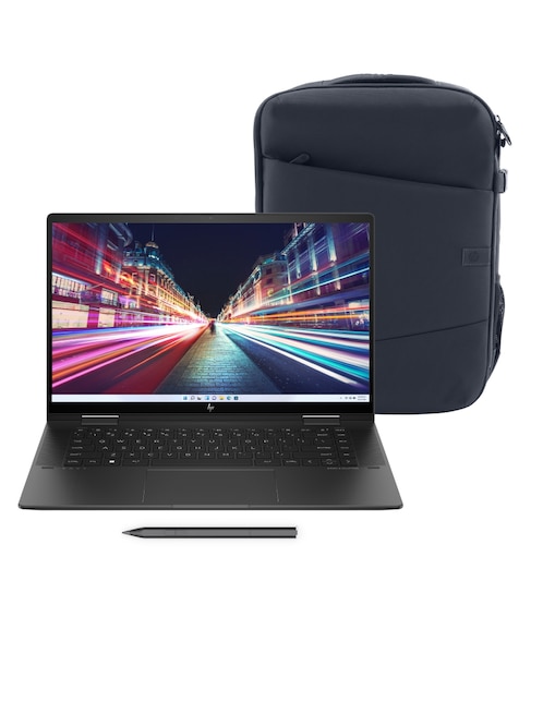 Laptop 2 en 1 HP Envy x360 15-FH0001LA 15.6 pulgadas Full HD AMD Ryzen 5 Integradas 8 GB RAM 512 GB SSD + Mochila + Stylus Pen