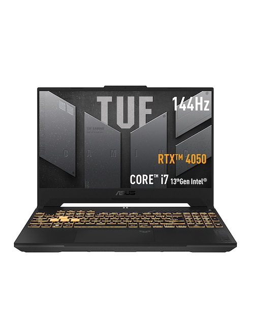 Laptop gamer Asus TUF F15 15.6 pulgadas Full HD Intel Core i7 NVIDIA GeForce RTX 4050 16 GB RAM 512 GB SSD
