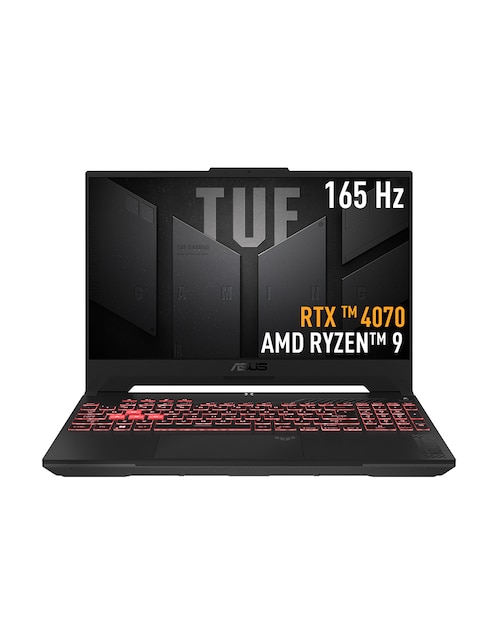 Laptop gamer Asus Tuf Gaming A15 15.6 pulgadas Full HD AMD Ryzen 9 NVIDIA GeForce RTX 4070 16 GB RAM 1 TB SSD