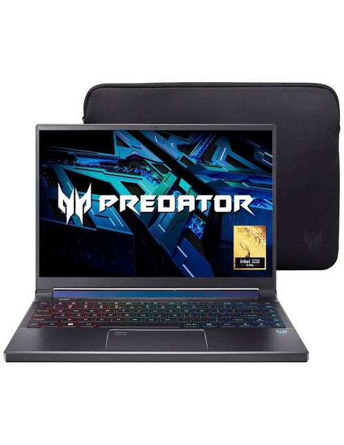 Laptop Gamer Acer PT314-52S-747P 14 Pulgadas WUXGA Intel Core i7 NVIDIA GeForce RTX 3060 16 GB RAM 512 GB SSD + Funda