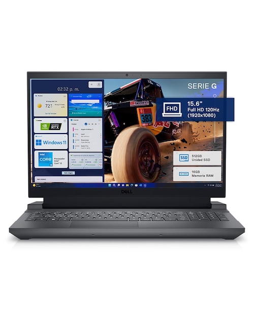Laptop Gamer Dell Gaming NB G15 5530 15.6 Pulgadas Full HD Intel Core i5 NVIDIA GeForce RTX 4050 16 GB RAM 512 GB SSD