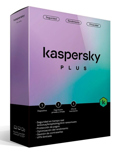 Antivirus Kaspersky para 1 equipo