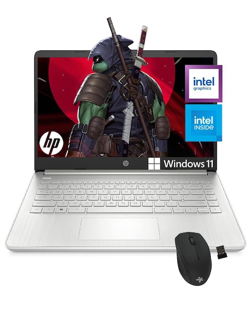 Laptop HP 14-DQ0522LA 14 pulgadas HD Intel Celeron UHD 600 4 GB RAM 128 GB SSD