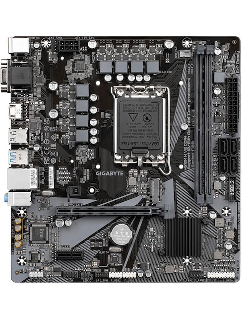 Tarjeta madre h610m h v2 compatible con procesador Intel