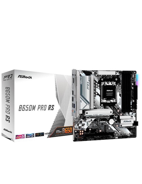 Tarjeta Madre Asrock B650M Pro RS con Procesador AMD