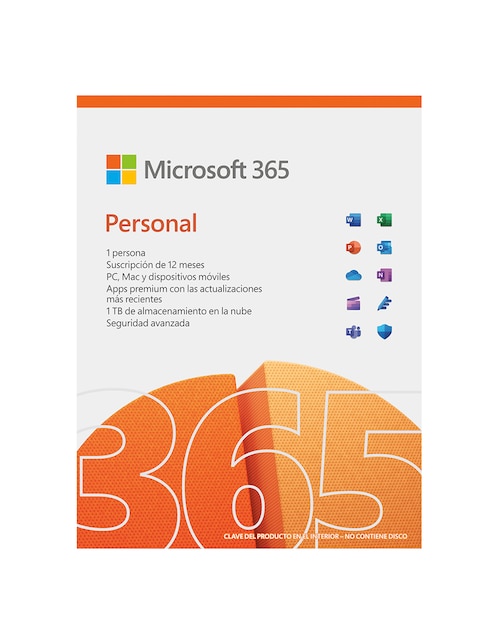 Office 365 Microsoft para 5 equipos