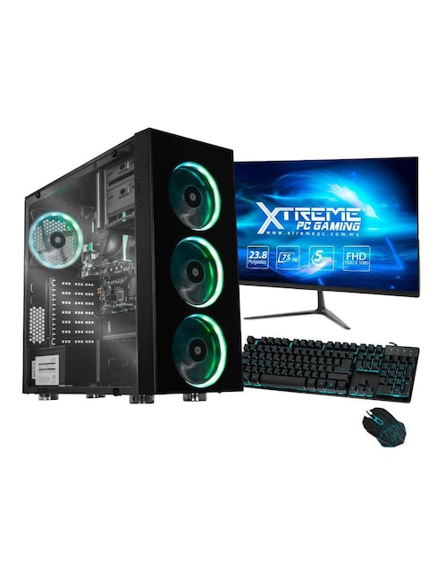 Computadora Gamer Xtreme PC Gaming XTBRI716GBHD630MV1 23.8 Pulgadas Full HD Intel Core i7 Intel UHD 630 16 GB RAM 480 GB SSD