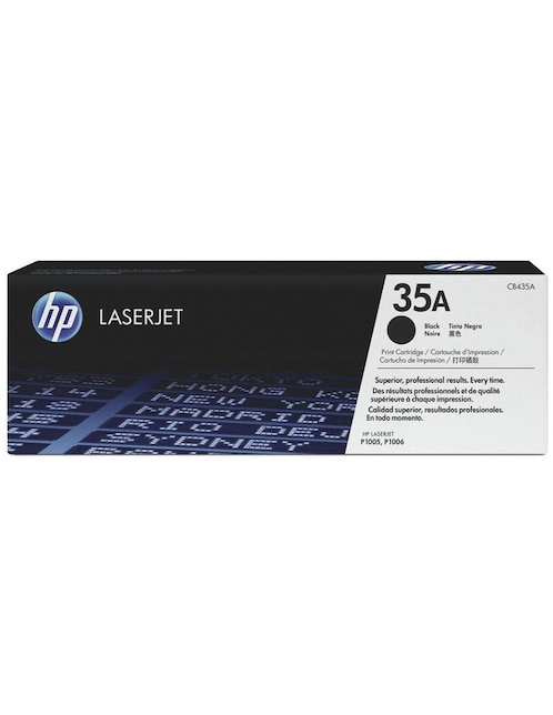 Tóner HP 35A CB435A negro