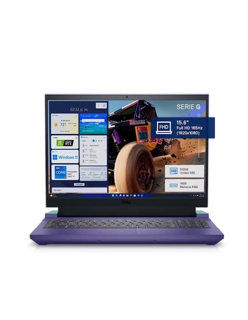 Laptop Dell G5530_Fi716512 15.6 Pulgadas Full HD Intel Core i7 Intel UHD 16 GB RAM 512 GB SSD