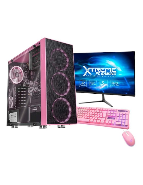Computadora gamer Xtreme PC Gaming XTPCR516GBRENOIRMP 27 pulgadas Full HD AMD Ryzen 5 AMD Radeon Graphics 16 GB RAM 3 TB HDD 240 GB SSD