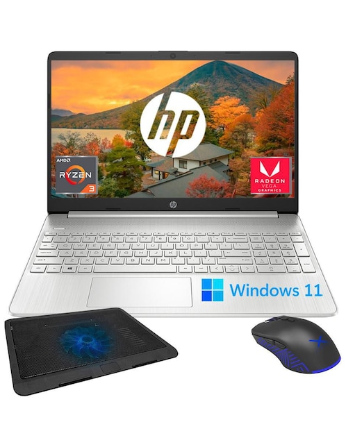 Laptop HP 15-EF2033DX 15.6 pulgadas HD AMD Ryzen 3 AMD RADEON 8 GB RAM 256 GB SSD