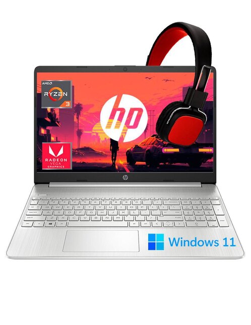 Laptop HP 15-EF2033DX 15.6 pulgadas HD AMD Ryzen 3 AMD Radeon 8 GB RAM 256 GB SSD