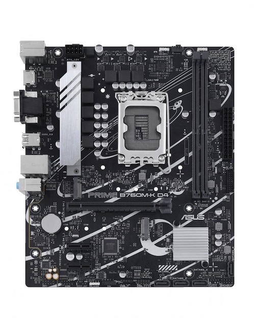 Tarjeta Madre Prime B760M-K D4 compatible con procesador Intel Tarjeta Madre Prime B760M-K D4 compatible con procesador Intel