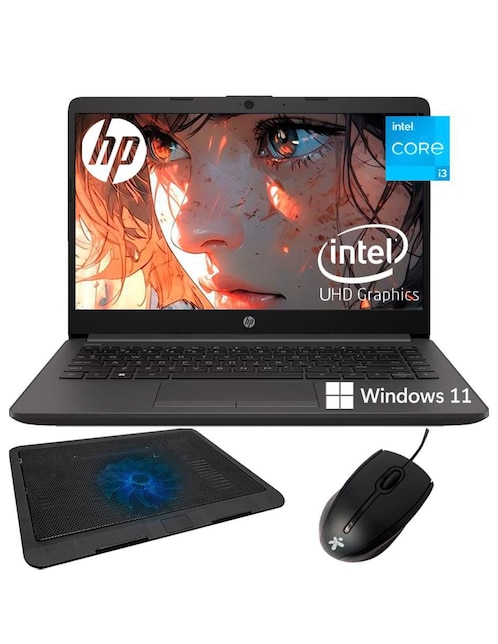 Laptop HP 240 G8 14 pulgadas HD Intel Core i3 Intel UHD Graphics 8 GB RAM 512 GTB SSD