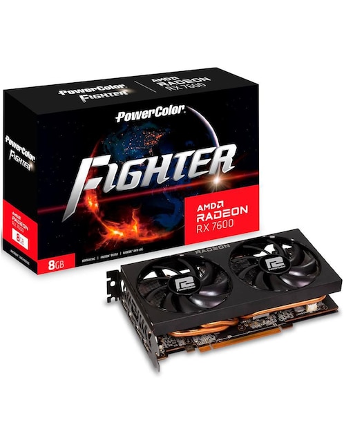 Tarjeta de video Power Color RX7600 8G-F