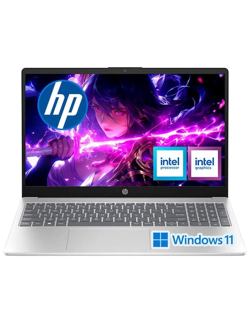 Laptop HP 15-fd0081wm 15.6 pulgadas HD Intel Pentium Intel UHD Graphics 8 GB RAM 128 GB SSD