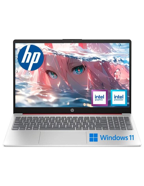 Laptop HP 15-fd0083wm 15.6 pulgadas HD Intel Pentium Intel UHD Graphics 8 GB RAM 128 GB SSD