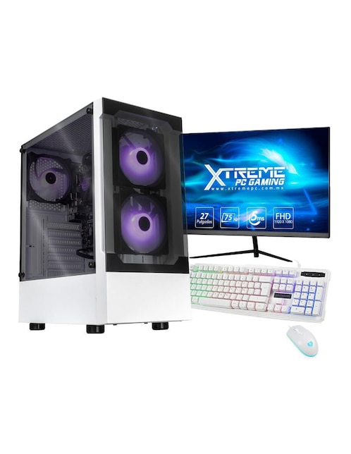 Computadora gamer Xtreme PC Gaming xtgai916gbhd750mw 27 pulgadas Full HD Intel Core i9 Intel UHD 750 16 GB RAM 3 TB HDD 240 GB SSD