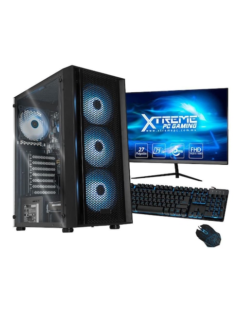 Computadora gamer Xtreme PC Gaming xtgai916gbhd750mbv1 27 pulgadas Full HD Intel Core i9 Intel UHD 750 16 GB RAM 3 TB HDD 240 GB SSD