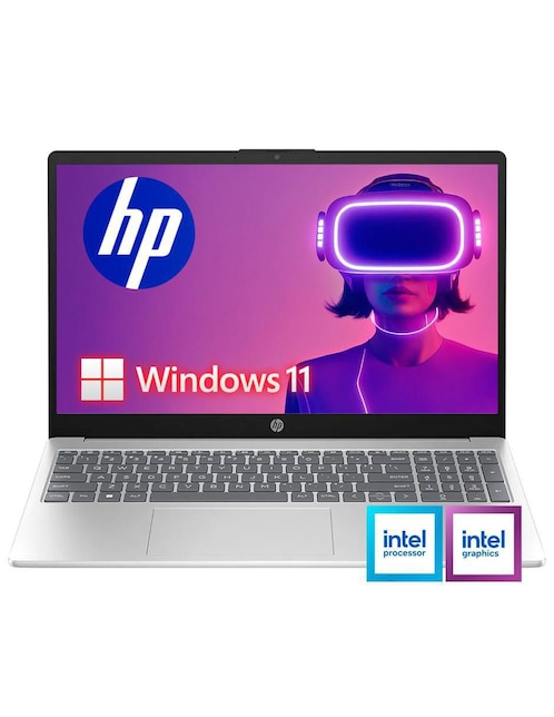 Laptop HP 15-FD0081WM 15.6 pulgadas HD Intel Pentium Intel UHD Graphics 4 GB RAM 128 GB SSD