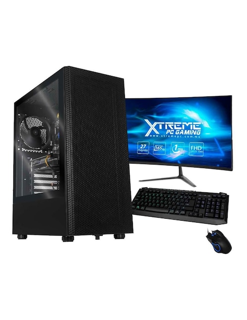 Computadora gamer Xtreme PC Gaming xtxpgi516gb1650mb 27 pulgadas full HD intel Core i5 NVIDIA GeForce GTX 1650 16 GB RAM 500 GB SSD