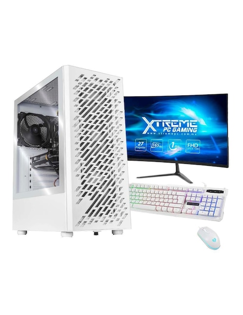 Computadora gamer Xtreme PC Gaming  xtxpgi516gb1650mwv1 27 pulgadas full HD intel Core i5 NVIDIA GeForce GTX 1650 16 GB RAM 500 GB SSD