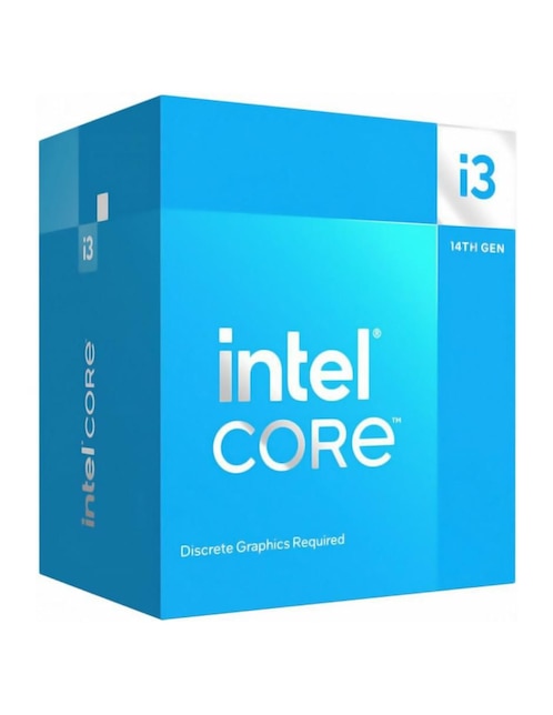 Procesador Intel core i3 14100f con 4 núcleos