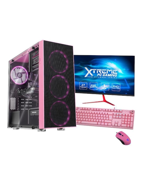 Computadora gamer Xtreme PC Gaming XTPCR516GB3060MPV1 27 pulgadas Full HD AMD Ryzen 5 NVIDIA Geforce RTX 3060 16 GB RAM 2 TB HDD 500 GB SSD