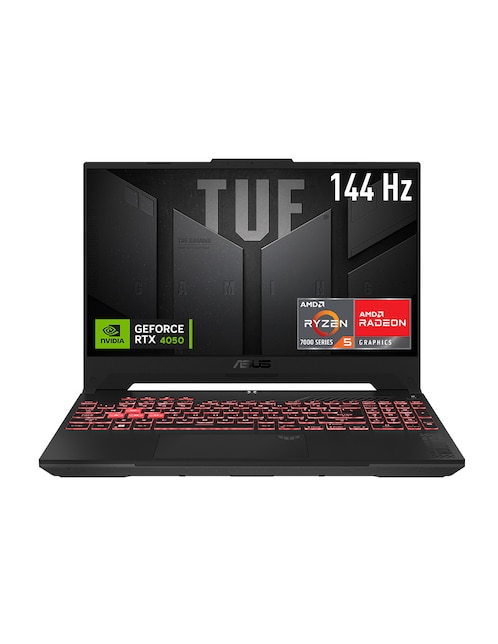 Laptop Gamer ASUS TUF Gaming A15 15.6 Pulgadas Full HD AMD Ryzen 5 NVIDIA GeForce RTX 4050 16 GB RAM 512 GB SSD